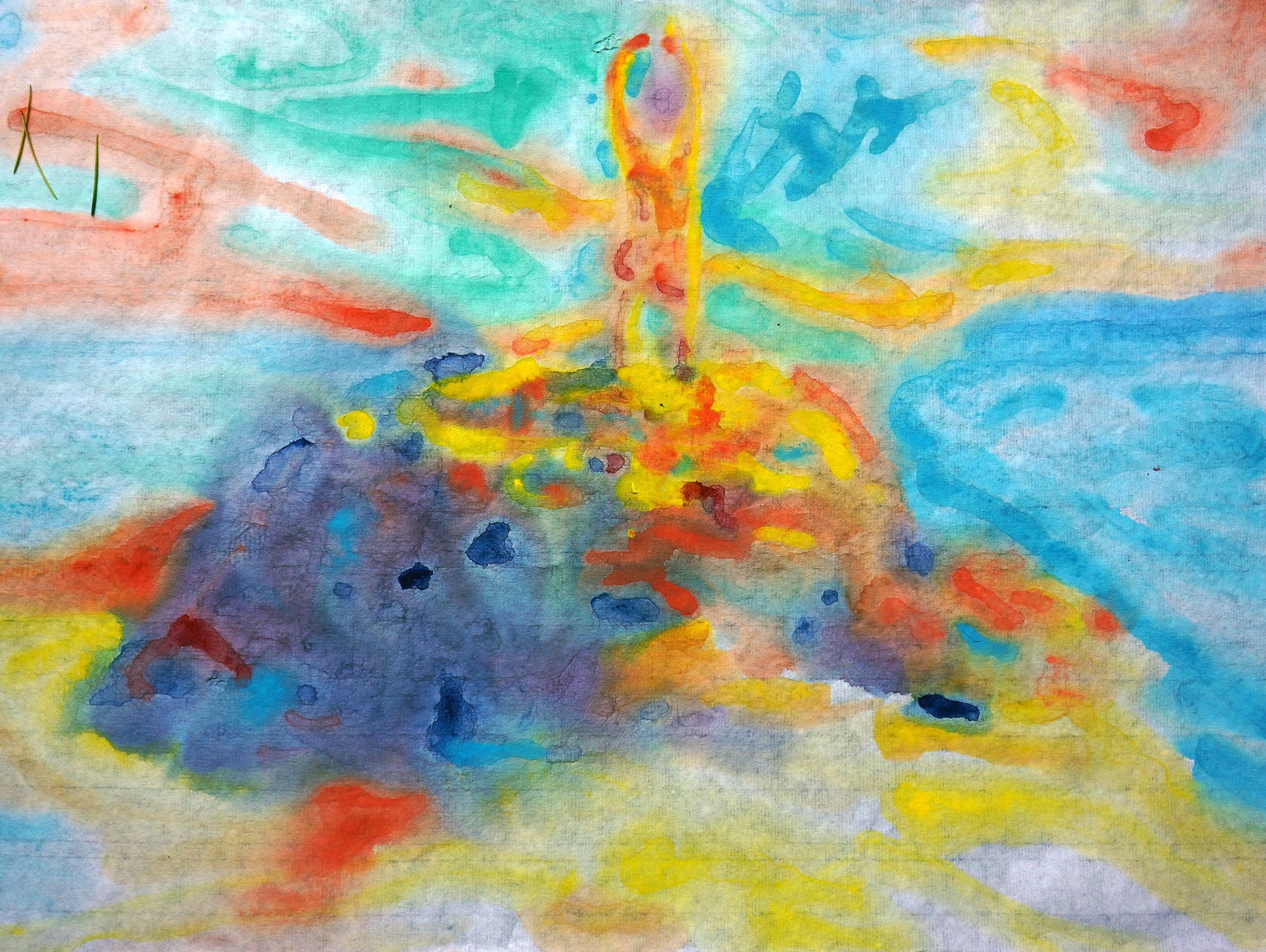 Jumping into the Sea (detail)